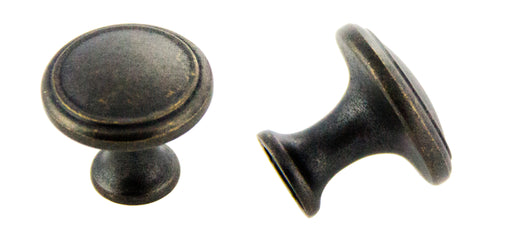 Andrew Claire Collection 30mm Deco Knob Weathered Black (AC-80576.DACM)