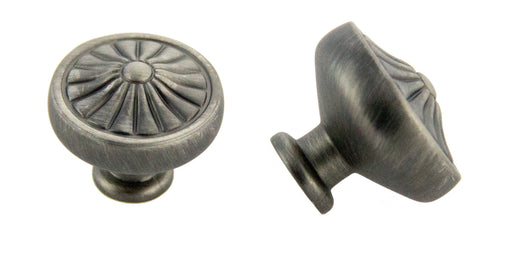 Andrew Claire Collection 32mm Pinwheel Knob Satin Pewter (AC-81353.APH)