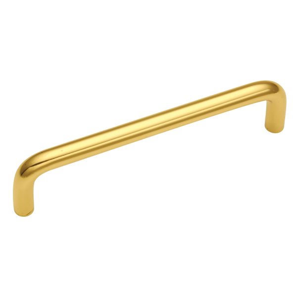Andrew Claire Collection 4" Wire Pull Polished Brass (AC-355.PB)
