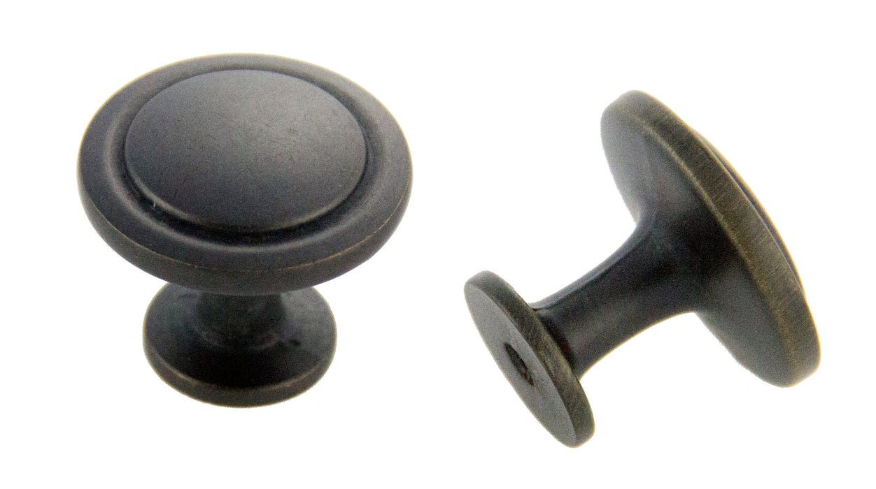 Andrew Claire Collection 32mm Deco Knob Weathered Black (AC-80960.DACM)