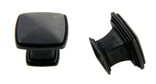 Andrew Claire Collection 32mm Square Knob Weathered Black