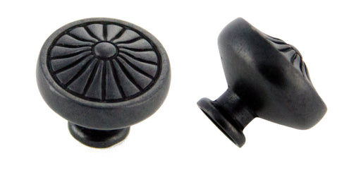 Andrew Claire Collection 32mm Pinwheel Knob Weathered Black (AC-81353.DACM)