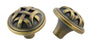 Andrew Claire Collection 32mm Braided Knob Antique Satin Brass (AC-82115.ABSB)