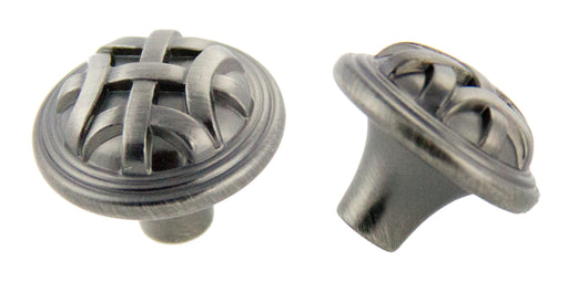 Andrew Claire Collection 32mm Braided Knob Satin Pewter (AC-82115.APH)