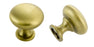 Andrew Claire Collection 1-3/16" Diecast Traditional Round Knob Satin Brass