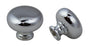 Andrew Claire Collection 31mm Mushroom Polished Chrome (AC-928.PC)