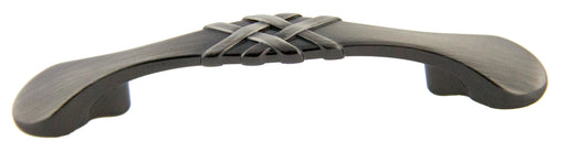 Andrew Claire Collection 3" Braided Pull Satin Pewter (AC-83063.APH)