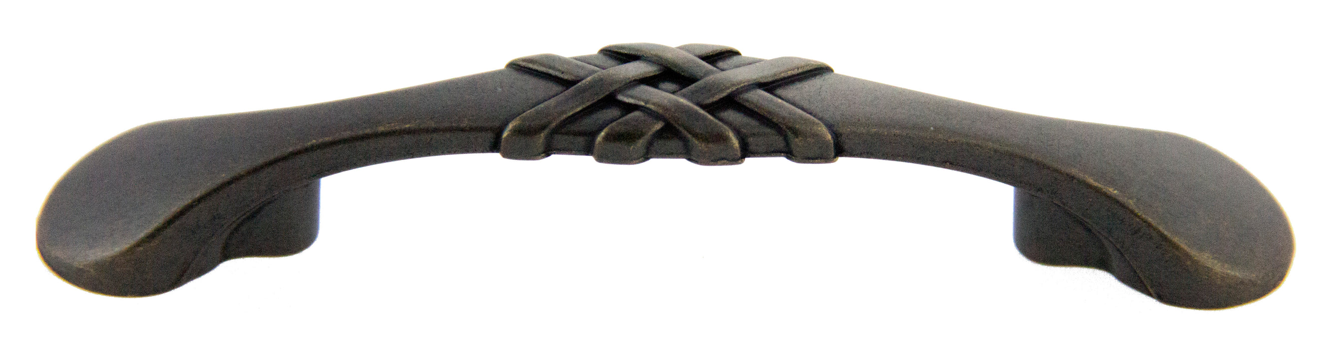 Andrew Claire Collection 3" Braided Pull Weathered Black (AC-86363.DACM)